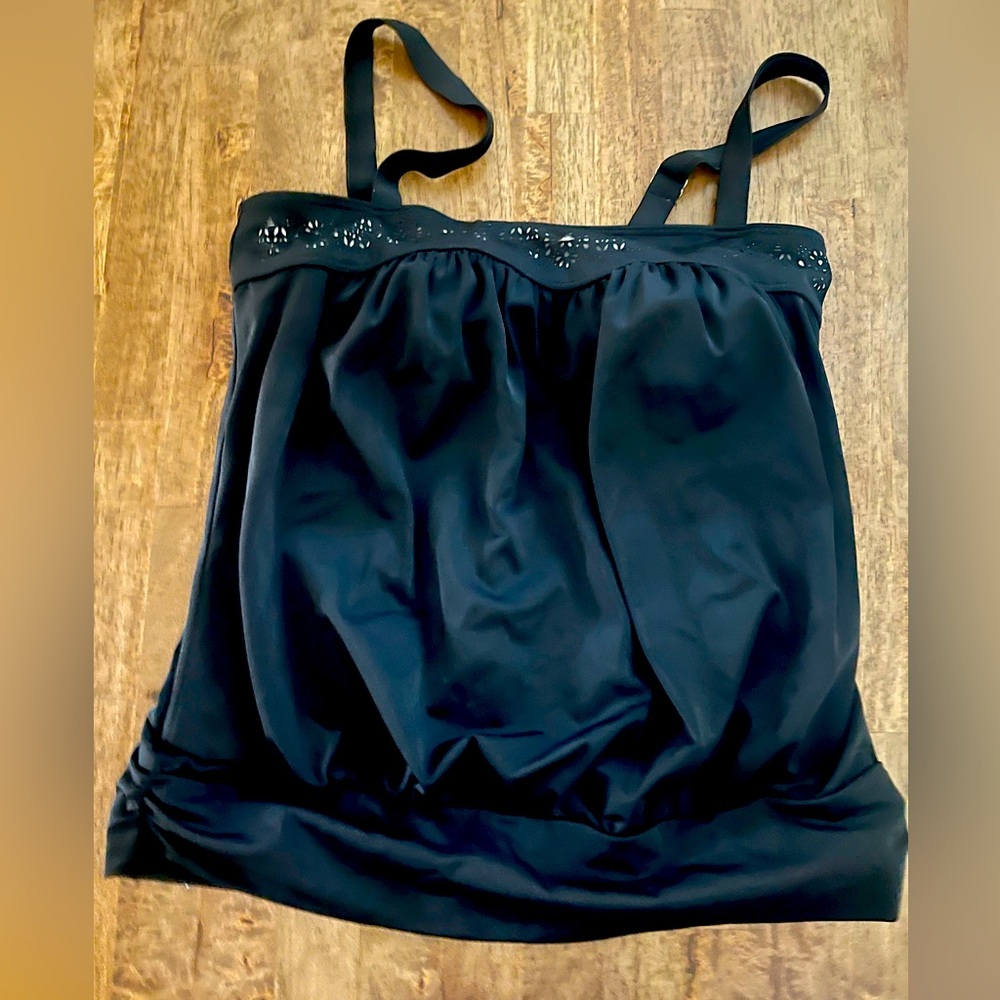 Black Tankini Top